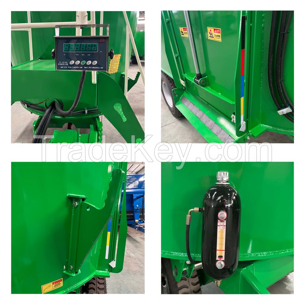 Motor-driven Vertical Feed Mixer Machine TMR Feed processing machine Feed Mixer Machine