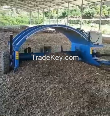 Compost turner Tractor-drawn compost turner crawler type compost turner compost windrow turner