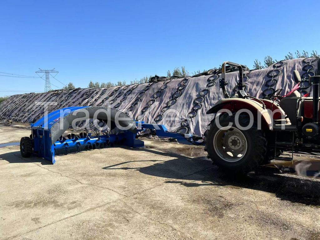 Compost turner Tractor-drawn compost turner crawler type compost turner compost windrow turner