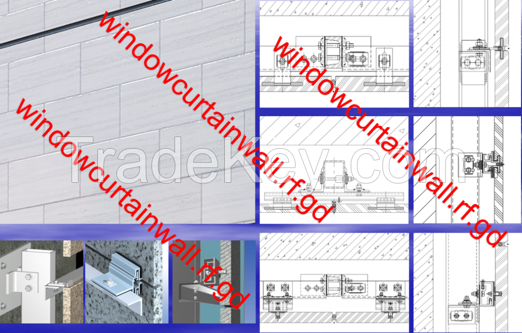 Stone curtain wall