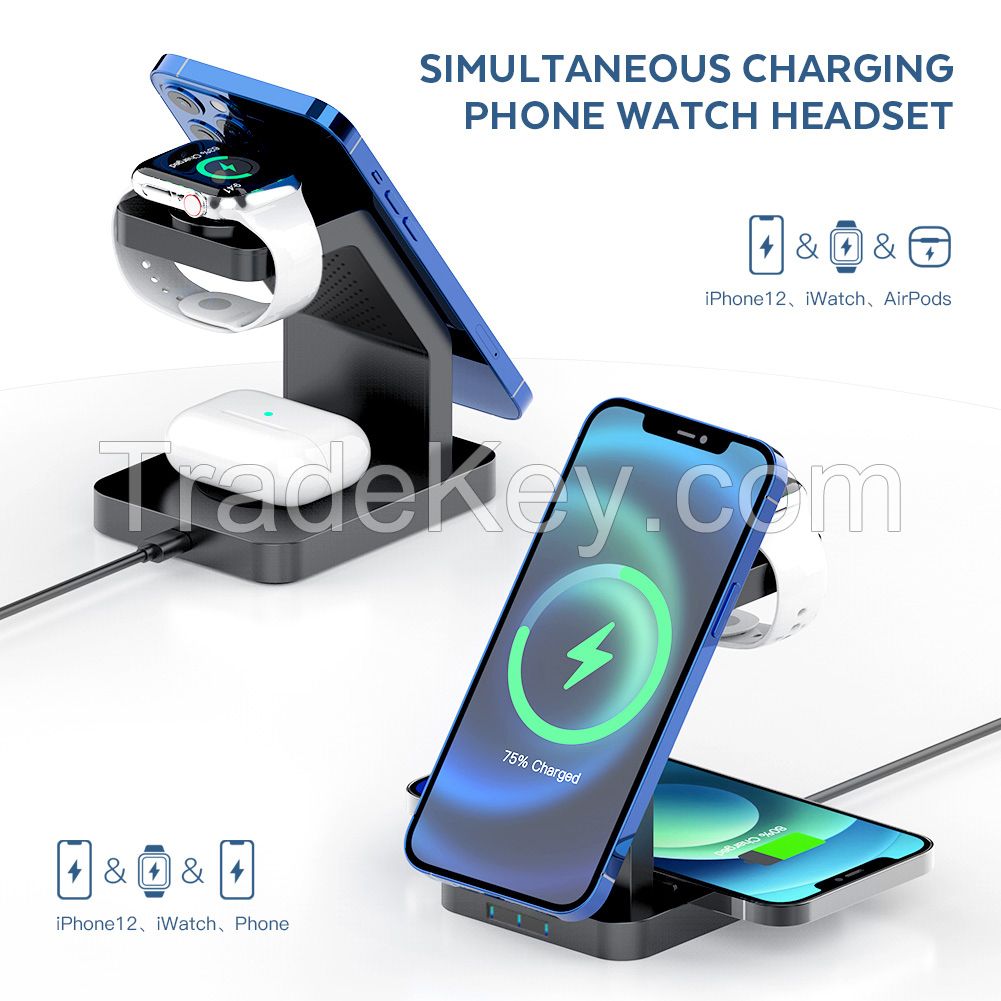 Mumingmao Magnetic suction 3-in-1 wireless charger
