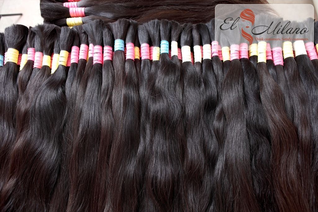 Short Natural Dark Virgin Uzbek Human Hair