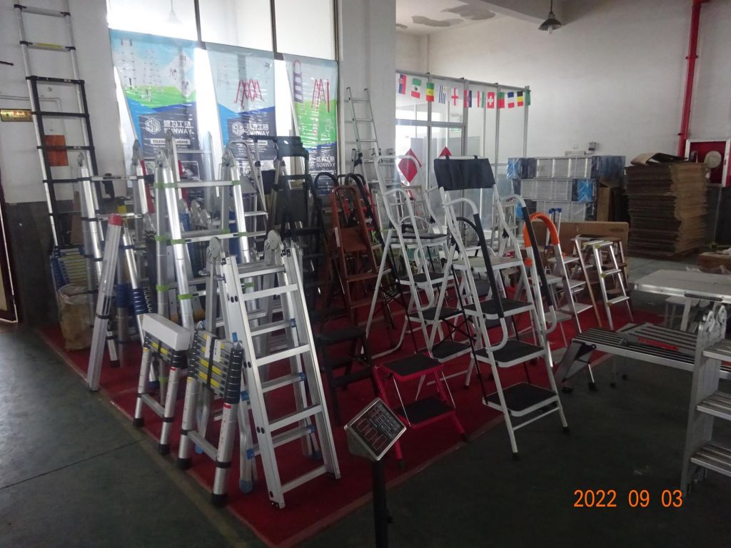 Metal Aluminum Alloy Ladder Factory Audit test Inspection third-party QC inspector final random Quality Control Service in China