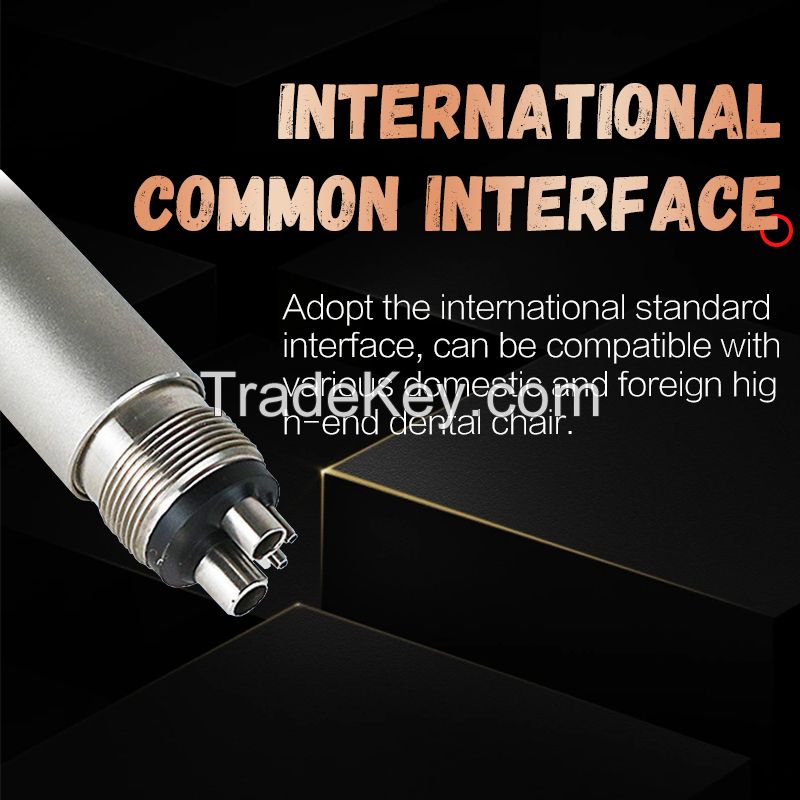 High-Speed Dental Handpiece with LED Light for Clinic Oral Turbine Dental Drill
