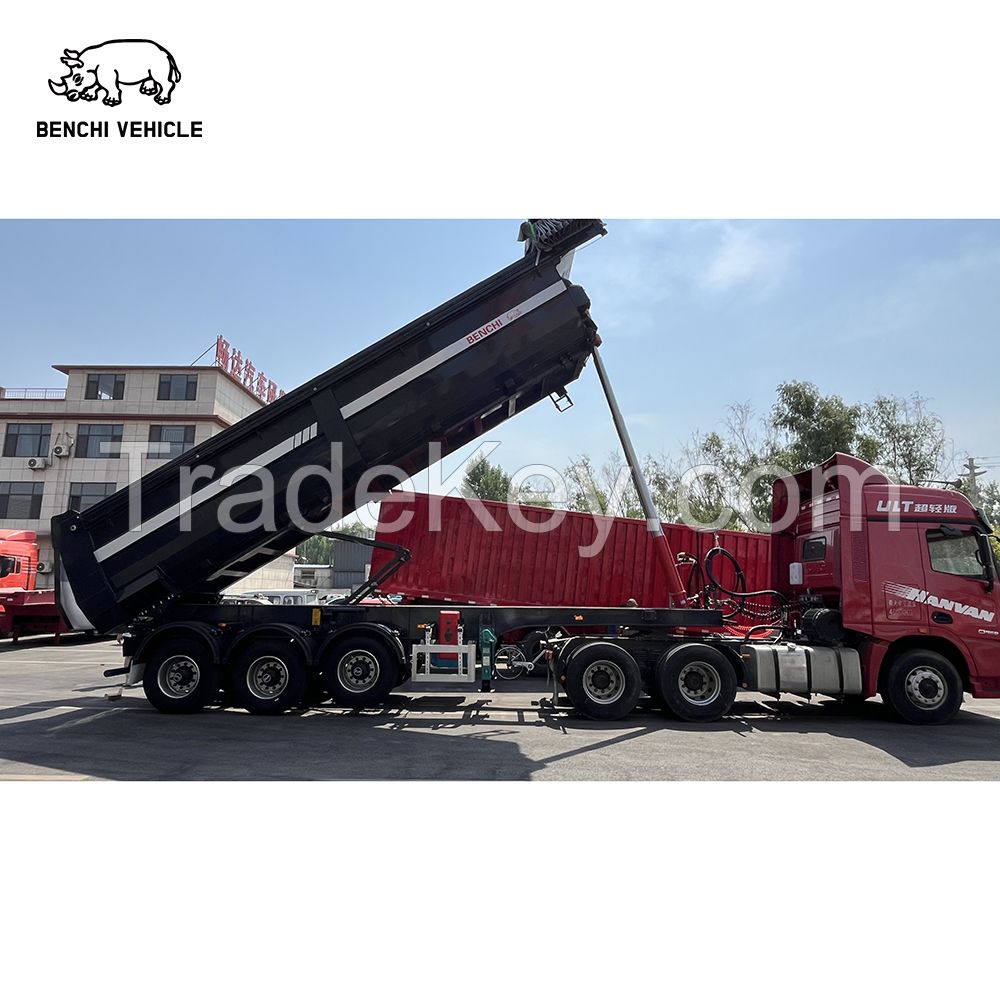 3 Axle Rear Dump Tipper Trailer