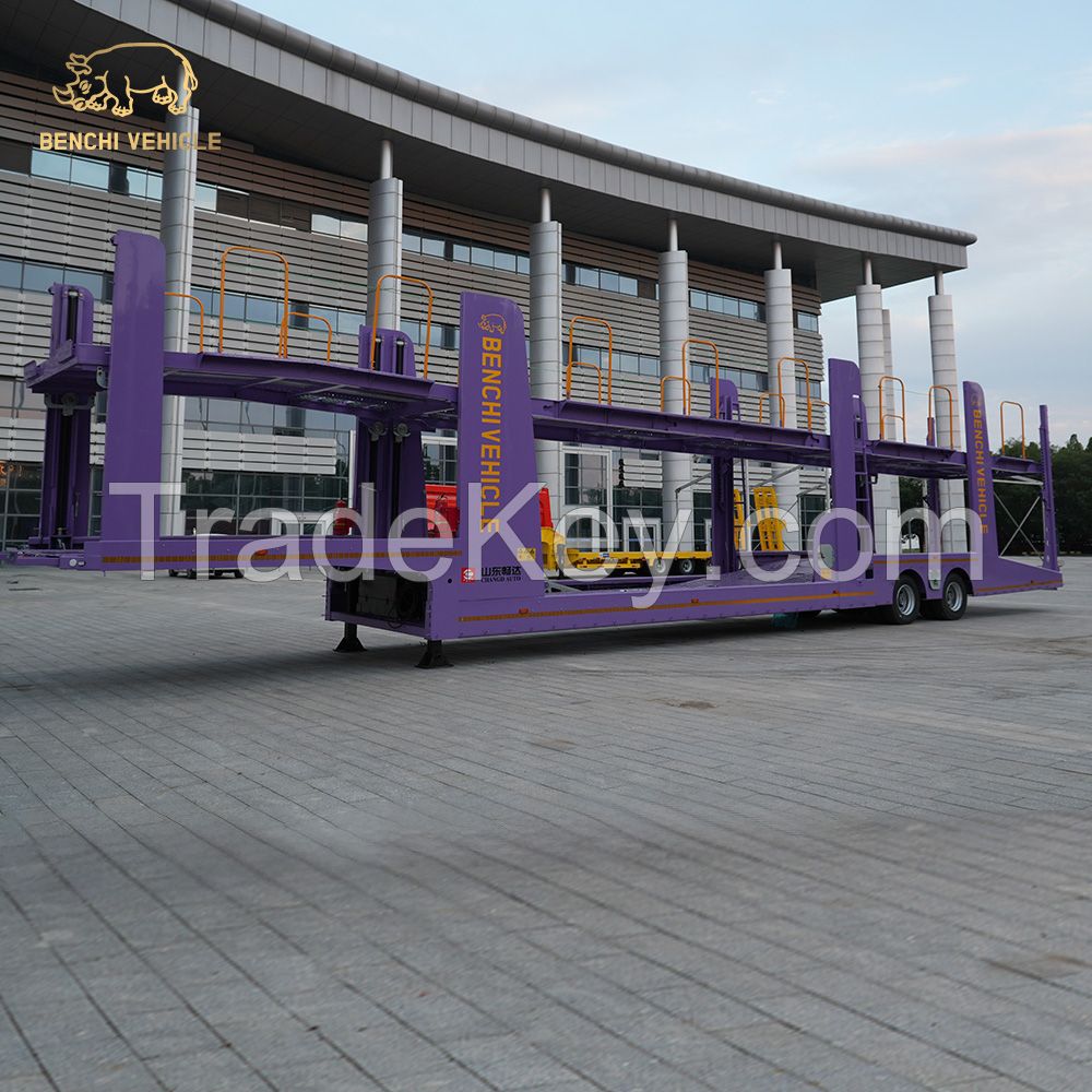 8-positon 2 axel car carrier semi trailer
