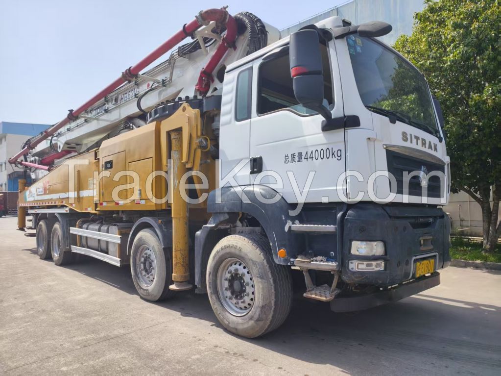 XCMG concrete pump with Sitrak truck