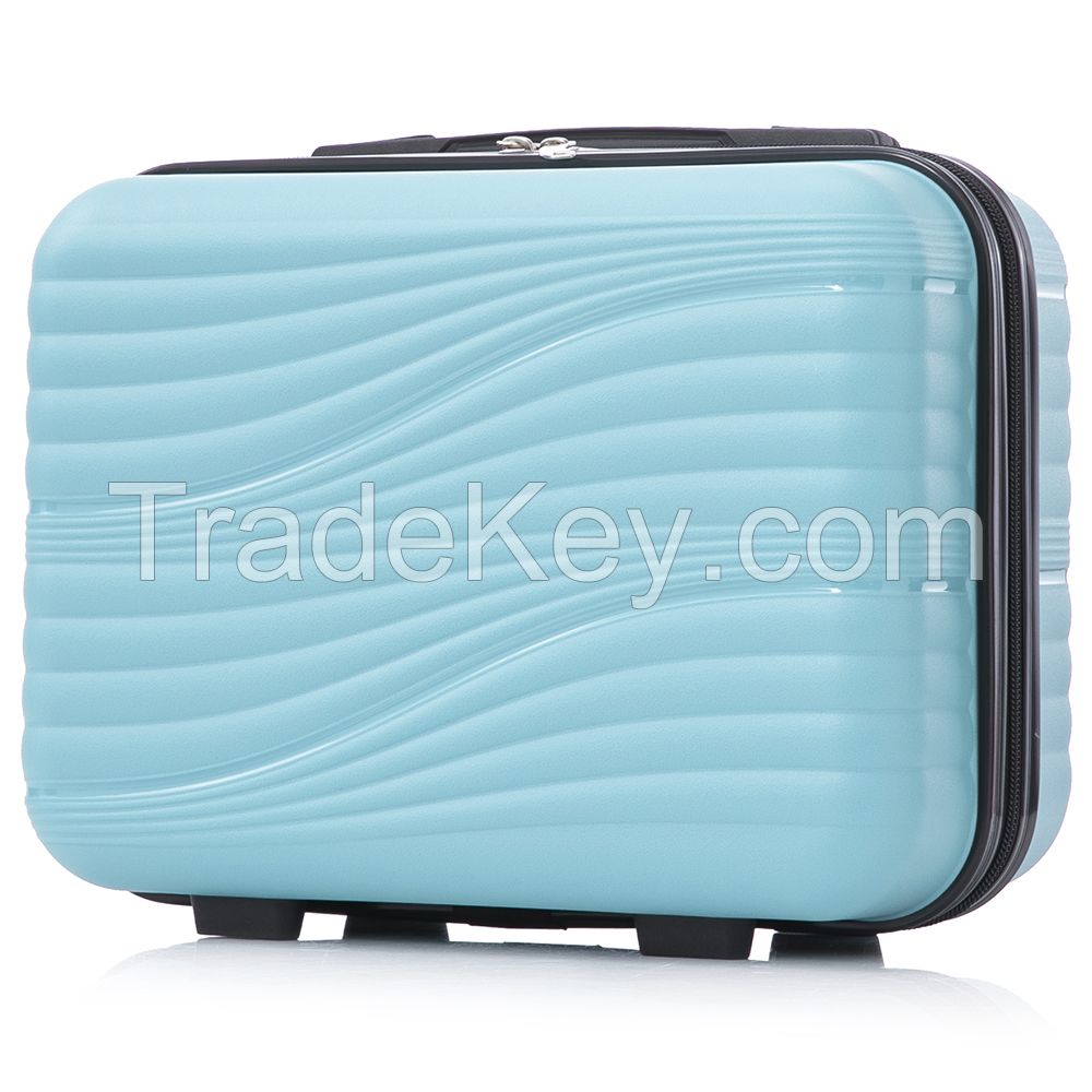 Fashion Luxury Custom 4-piece Set Luggage Colorful PP Travel Luggage Set With Makeup Box Suitcase