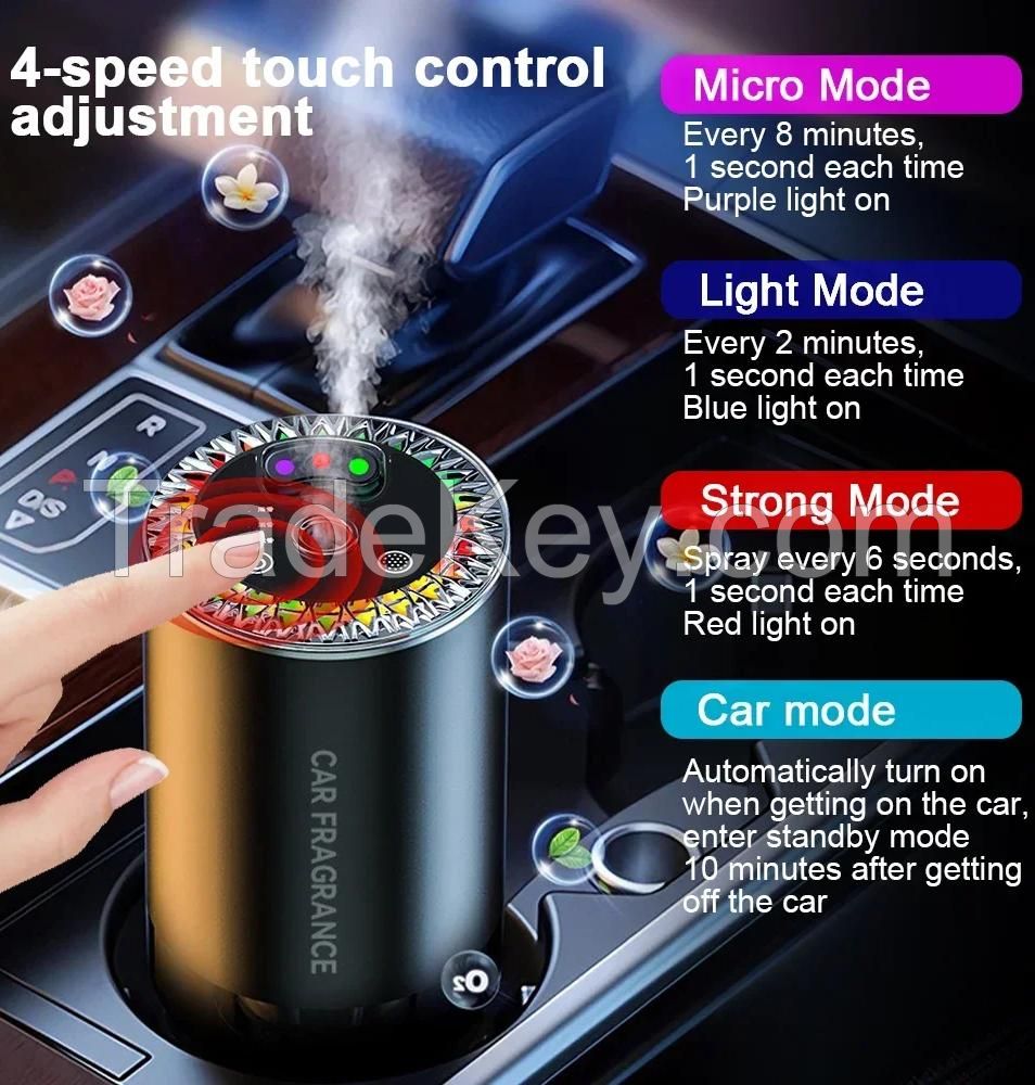 Car Air Fresheners AI smart Car Aromatherapy Machine Fragrance Diffuser Car Odor Eliminator Available for Pregnant and Infant