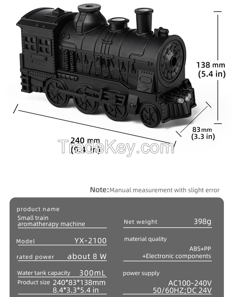 Train Air Humidifier Ultrasonic Aromatherapy Diffusers Mist Maker Fragrance Essential Oil Aroma Difusor Remote control