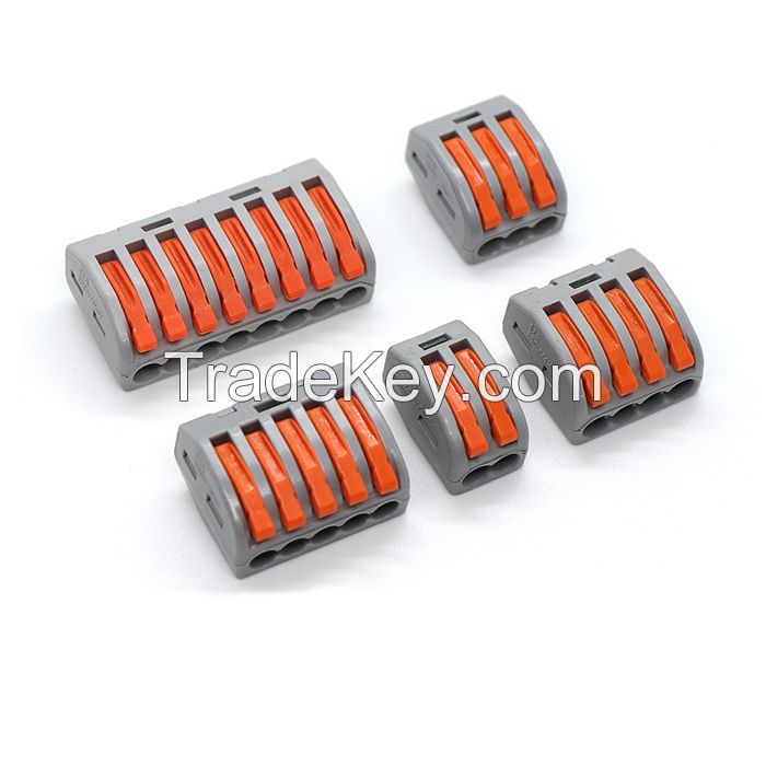 QUICK TERMINAL SERIES 212-218 Quick Wire Connection Terminal Splicing Conductor Compact Fast Cable Wire Connection Conductor Terminal Block
