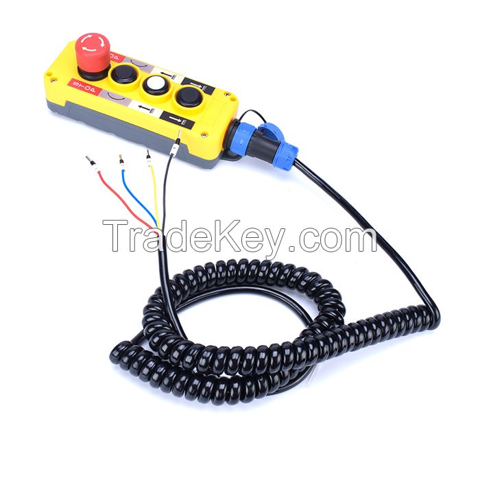 Driving button switch Hoist Remote Control Switch Waterproof Electrical Box Lift Control Pendant Controller