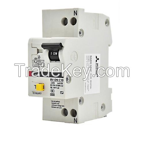 Residual Current Circuit Breakers (RCBO) BV-DN (Residual Current Circuit Breaker with Overload Protection) | 10kA | 1P/2P/3P | 6A-63A | IEC 61009 Certified