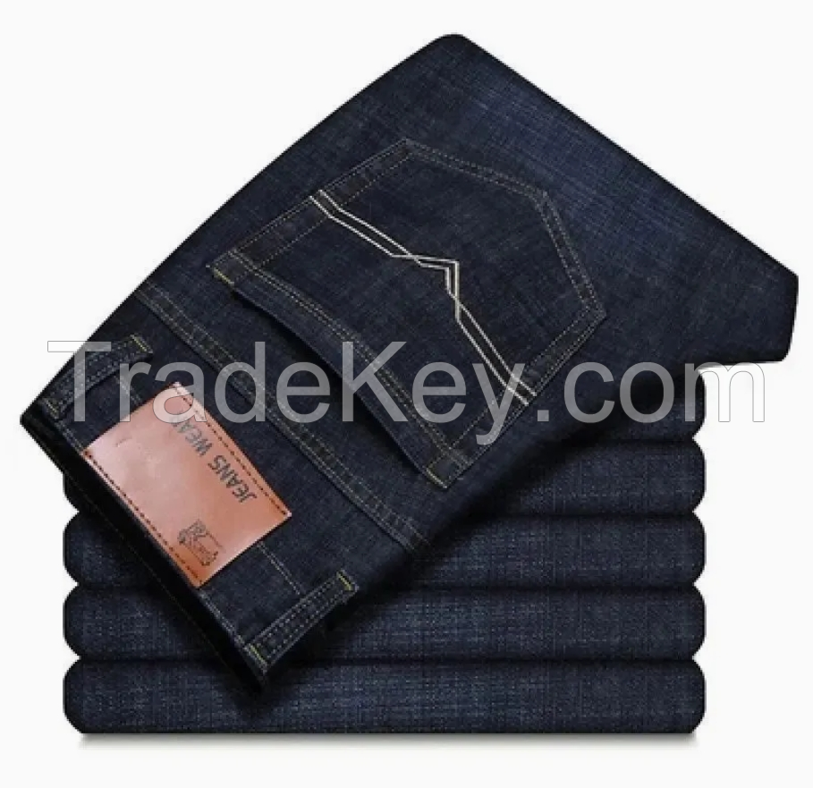 Spring, Summer and Autumn Season New Slim Straight Casual Breathable Menâ�²s Jeans