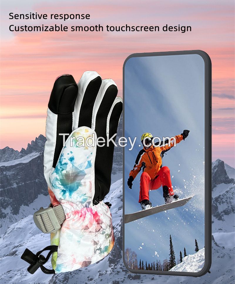 Waterproof Anti-Slip Ski Gloves Ã¢ï¿½ï¿½ Thermal Riding & Mountaineering Gloves, Custom OEM/ODM Available 24512-2
