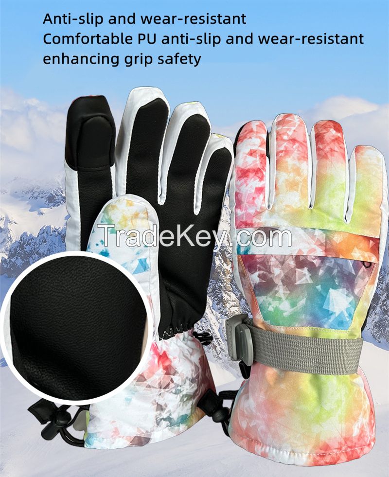 Waterproof Anti-Slip Ski Gloves Ã¢ï¿½ï¿½ Thermal Riding & Mountaineering Gloves, Custom OEM/ODM Available 24512-2