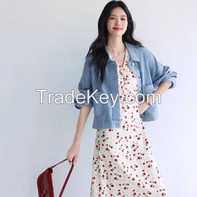 Floral Print Dress Women's Summer New - Elegant Holiday Tea Dress 3231