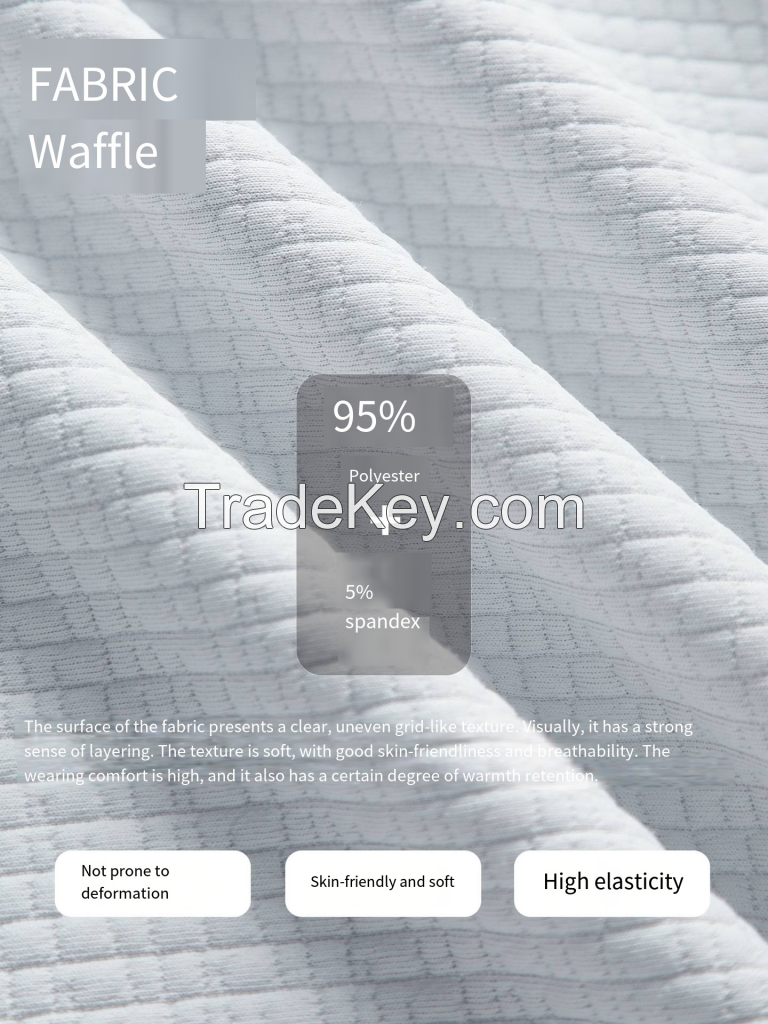 Women's Waffle-Knit Stand-Collar Jacket - Color Block Sport Cardigan D25164