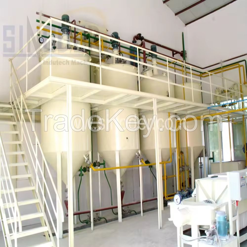 Physical Continuous Type Edible Oil Refinery Plant