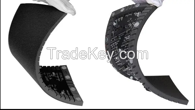 Supplier Price Front and Back Maintenance Concave Convex Curves P1.53 P2 P2.5 Indoor Flexible LED Advertising Display