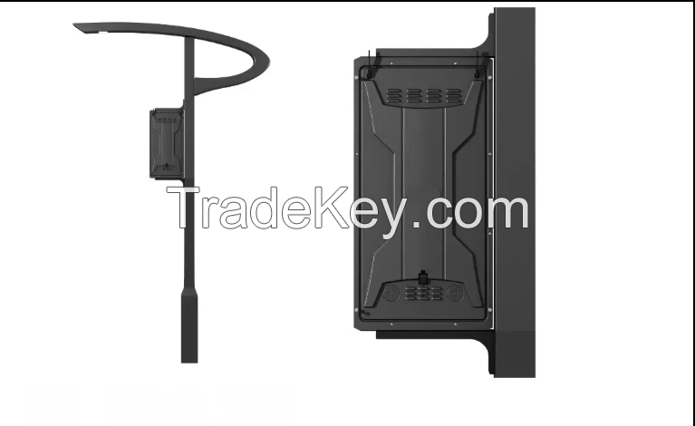 Ultra Thin High Brightness Waterproof and Lightweight P6.67 P5 P6 P8 P10 Outdoor Light Pole LED Digital Billboard