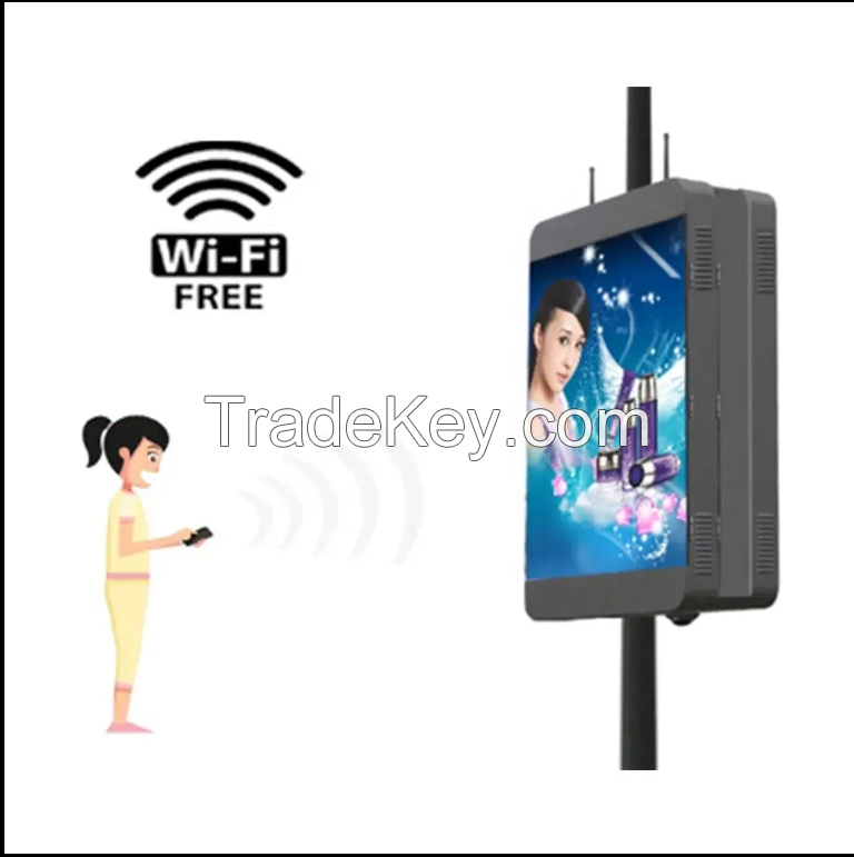 Ultra Thin High Brightness Waterproof and Lightweight P6.67 P5 P6 P8 P10 Outdoor Light Pole LED Digital Billboard