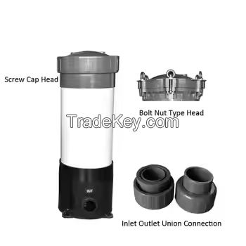 Industrial Water Treatment Filter Housing Wholesale Supplier 9 Core 30" UPVC Cartridge Filter Vessel