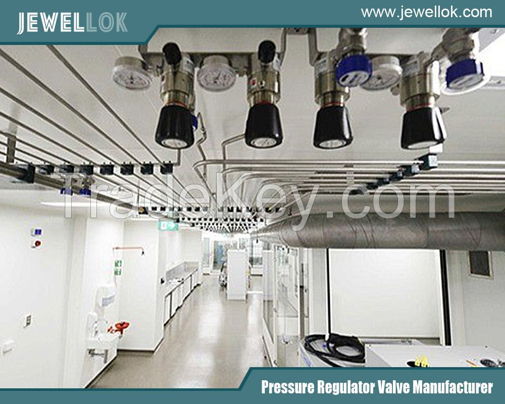 JEWELLOK Flow Control Stainless Steel Low Pressure Manual Diaphragm Valve For High Purity And Ultra High Purity Gases