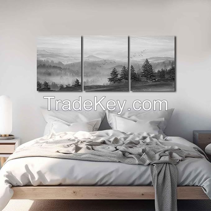   Black forest art printed paintings for home decoration are suitable for living rooms, bedrooms, dining rooms, kitchens, bathrooms and offices.