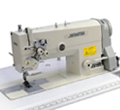 Double needle lockstitch sewing machine