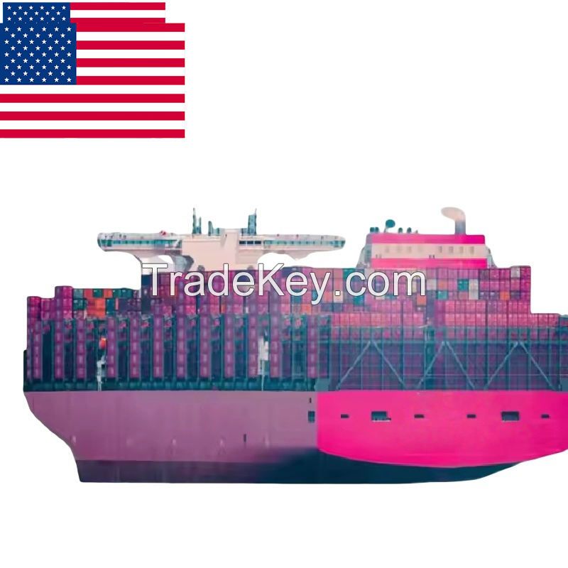 Air DDP DAP Multimodal Transport Door-to-door Freight Forwarding LCL Transportation Services From China to USA by Sea Land and