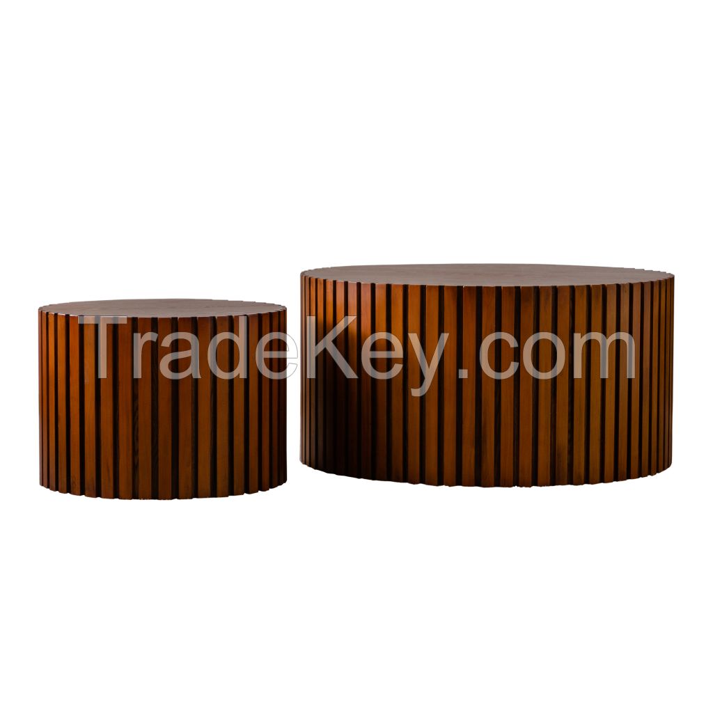Modern Design Warehouse Wood Grain Coffee Table High Quality Living Room Furniture 
