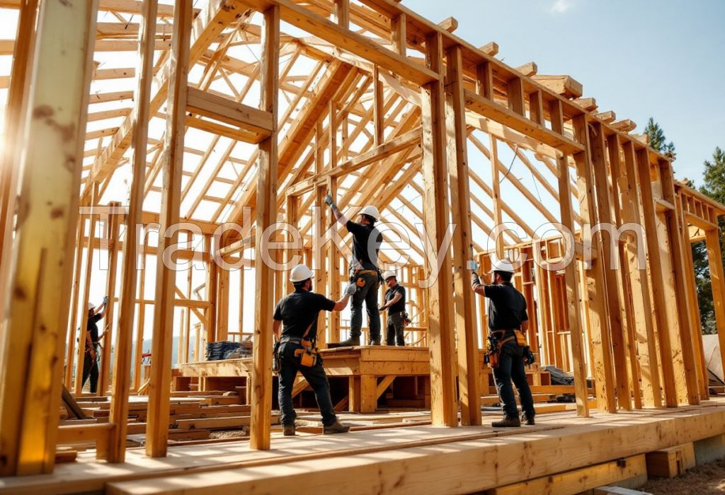 tiny house wooden, bungalow, prefabricated, container construction building materials