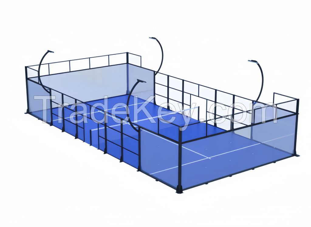 Panoramic padel court