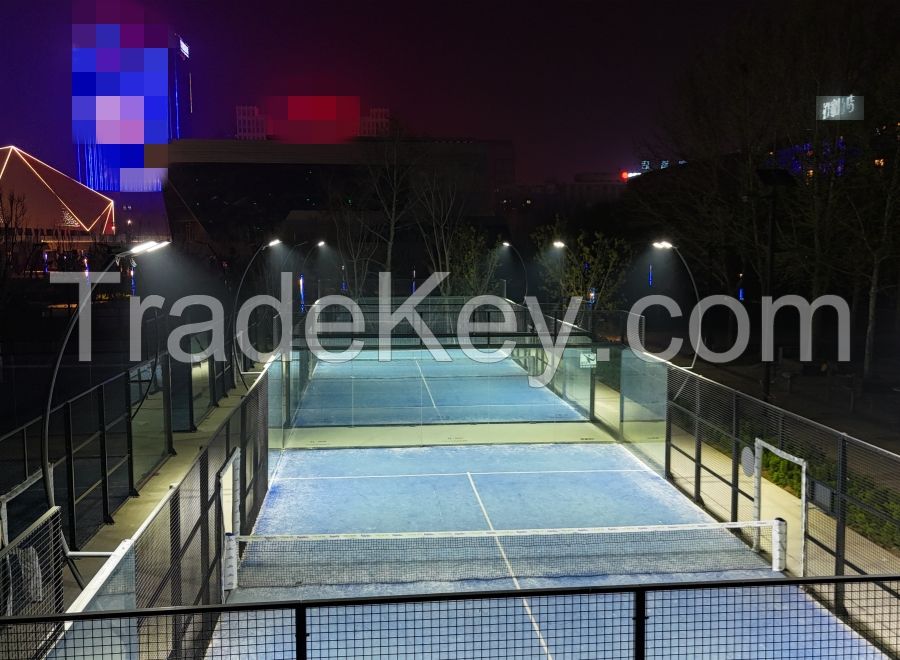 Panoramic padel court
