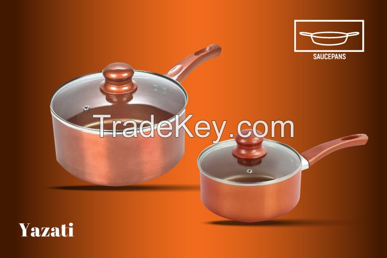 Copper Saucepans