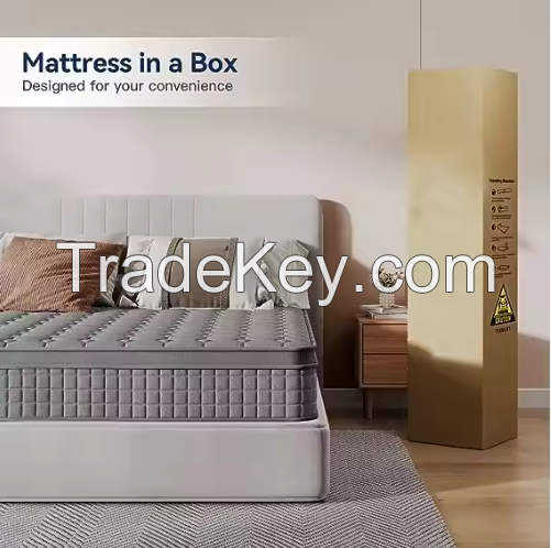 High-quality imported wholesale mattress, large-sized mattress box, large-sized spring, latex, gel, memory foam mattress