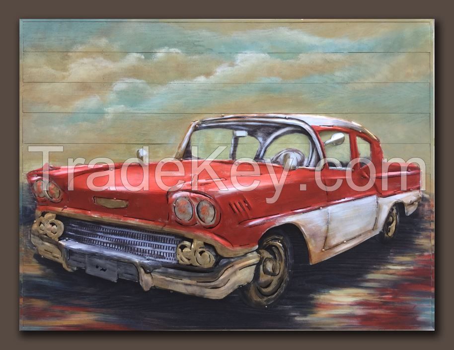 wood decor,3D wall arts, acrylic oil paintings 
