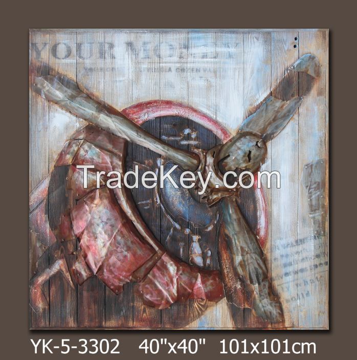 wood decor,3D wall arts, acrylic oil paintings 
