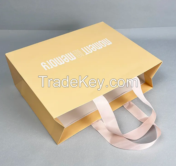  Large Square Bottom Paper Bag Flower Bouquet Packing Hand Carry Paper Bags