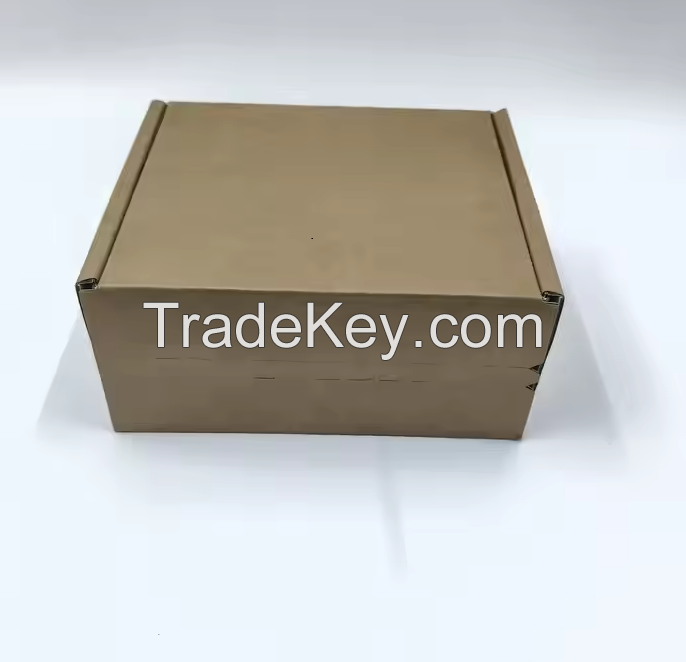 Custom Logo Printed Embossed Foil Varnishing Kraft Paper Shipping Box UV Advantage for Cosmetic Industry Display Packaging
