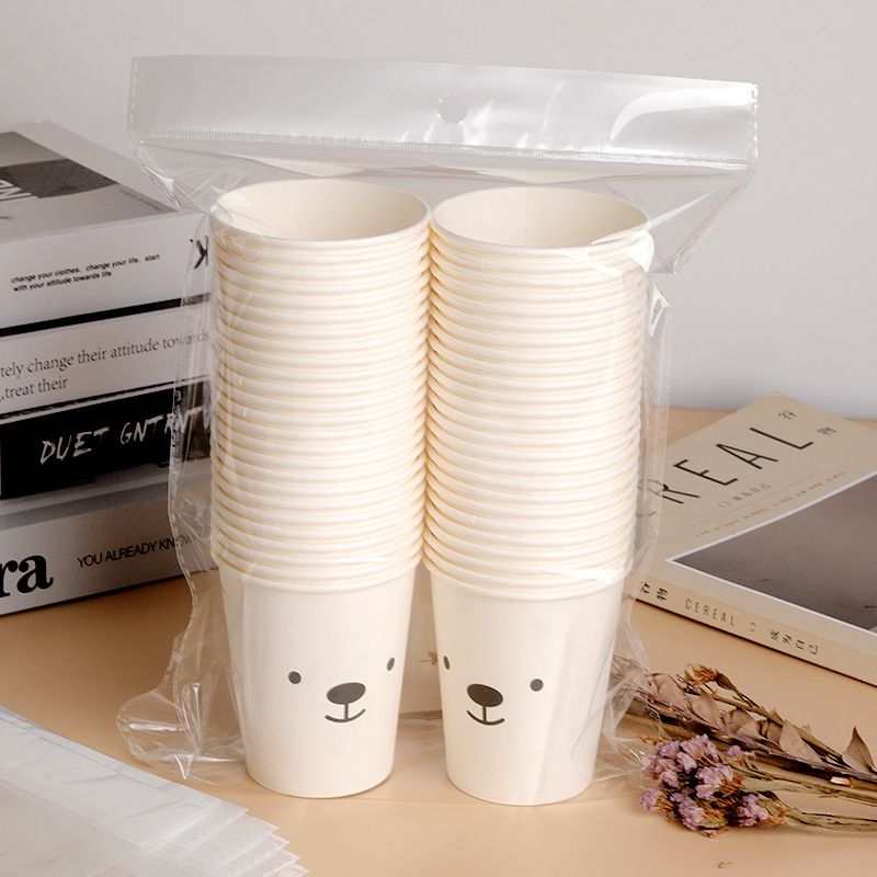 8oz Single Wall Paper Cup Hot Sale Disposable Customized Single Wall Hot Coffee Paper Cups with Lid