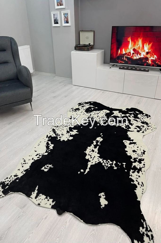 Luxury Non-Slip Carpet Rug - Turkish Design, Machine Washable, 3D Print - B2B Wholesale Supplier