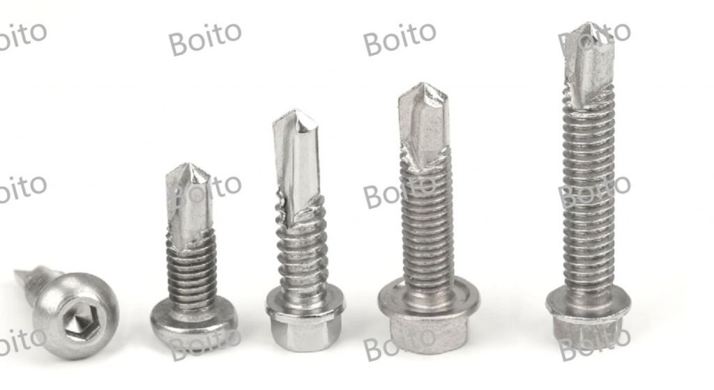 M12 hexagonal flange self-tapping nails