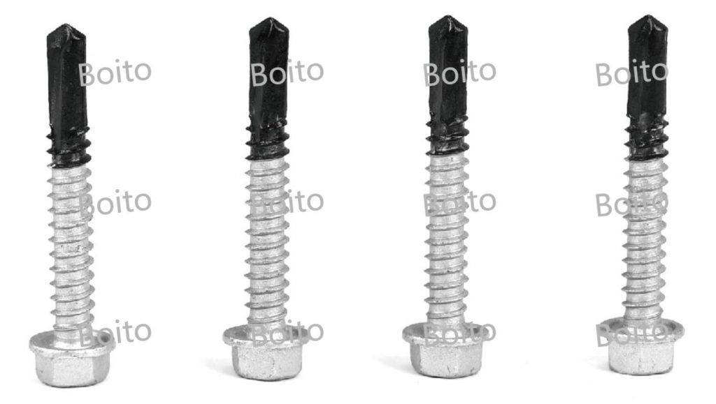 304+435 bi metal compound hexagonal fange self drilling screw