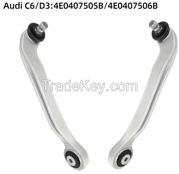 High quality Automotive Suspension System AUDI A6 Allroad Avant C6 D3 Front lower Control Arm Kit Left/ Right 4F0407693 4F0407694 4E0407509B 4E0407510B 4E0407505B 4E0407506B 4E0411317E