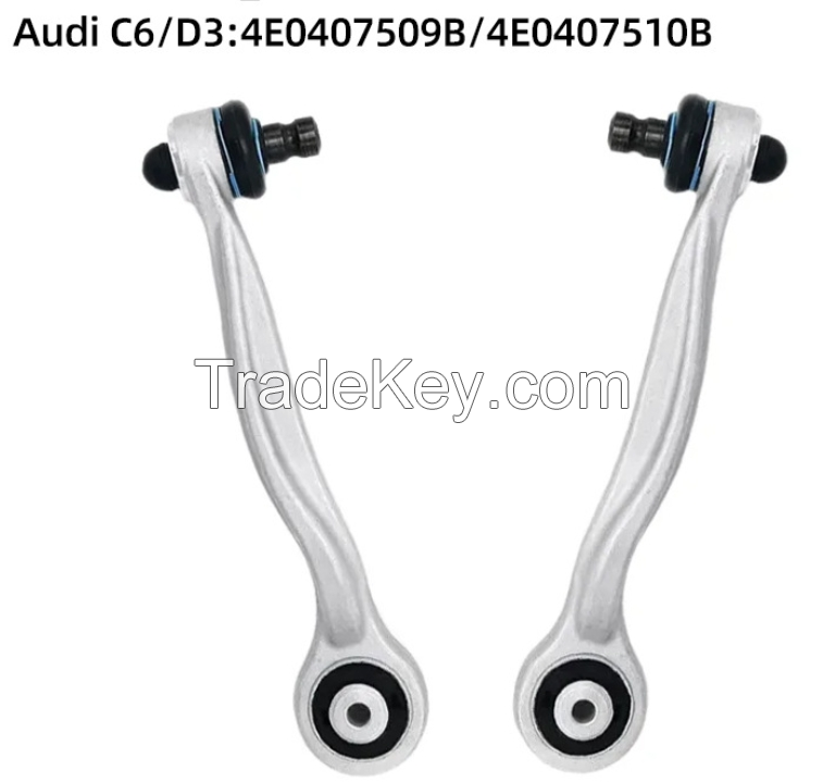 High quality Automotive Suspension System AUDI A6 Allroad Avant C6 D3 Front lower Control Arm Kit Left/ Right 4F0407693 4F0407694 4E0407509B 4E0407510B 4E0407505B 4E0407506B 4E0411317E