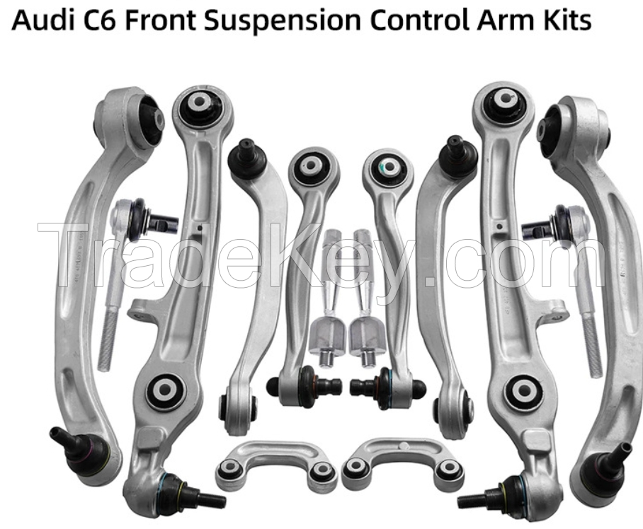 High quality Automotive Suspension System AUDI A6 Allroad Avant C6 D3 Front lower Control Arm Kit Left/ Right 4F0407693 4F0407694 4E0407509B 4E0407510B 4E0407505B 4E0407506B 4E0411317E