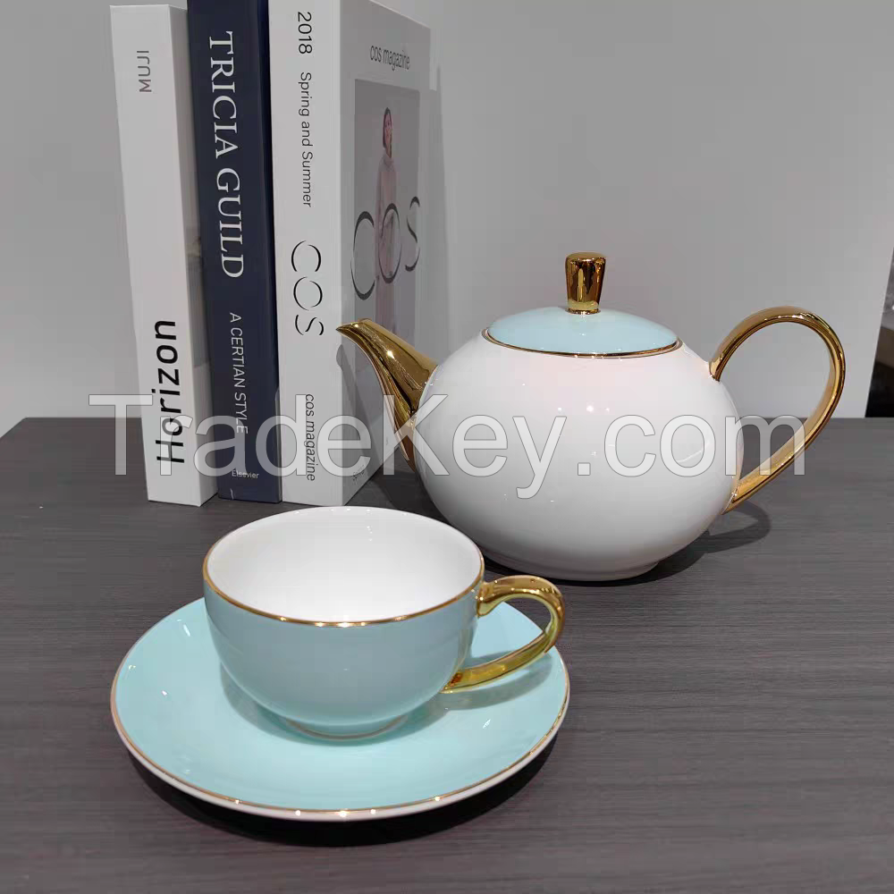 Bone china; coffee afternoon tea; British afternoon tea; coffee tea set; afternoon tea cup; afternoon tea pot; tableware; ceramic tea set; Chinese tea