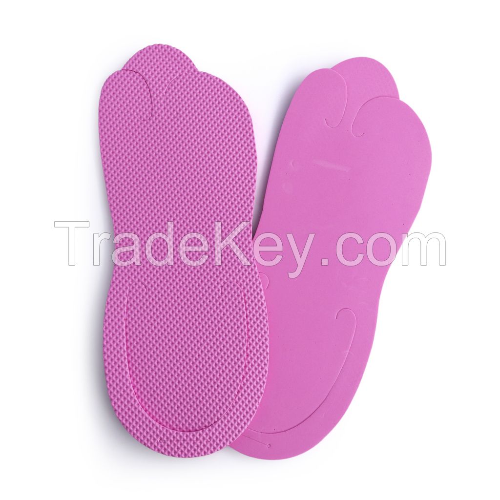 Pink EVA Disposable Pedicure Slippers for Nail Salon
